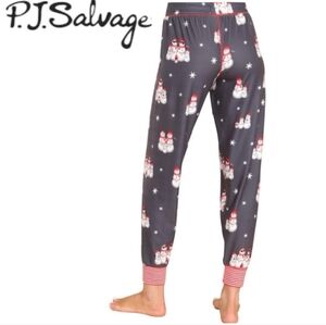 Pj Salvage NWT Chillin With My Snowmies Waffle Pajama Bottoms